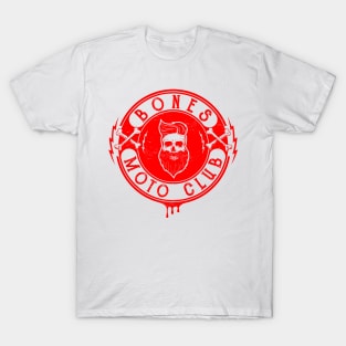 Bones moto club red T-Shirt